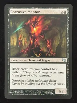 1x MTG Corrosive Mentor - Shadowmoor (SHM) #61 - Magic the Gathering - Image 1