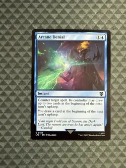 MTG Arcane Denial #0184 Common Commander: The Lord of the Rings (LTC) - Image 1