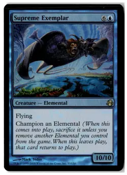 MTG Foil Supreme Exemplar - Morningtide Moderately Played English - Image 1