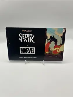 Magic the Gathering Secret Lair Marvel Spider-Man Heroic Deeds Sealed - Image 1