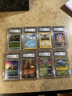 Pokemon CGC Graded Slab Set 8 Slabs - Image 2