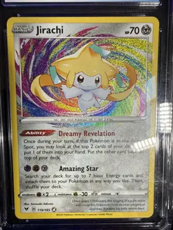 Pokemon Jirachi 119/185 Amazing Rare Vivid Voltage CGC 9.5 Gem Mint - Image 2