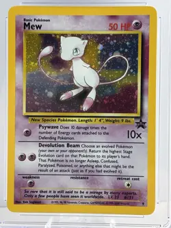 2000 POKEMON PROMO BLACK STAR POKEMON LEAGUE #9 MEW-HOLO CGC 8.5 NM/MINT+ - Image 2