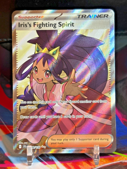 Pokemon TCG Iris's Fighting Spirit 180 Journey Together Ultra Rare (see pics) - Image 1