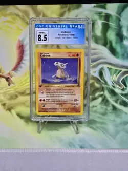 1st Edition Cubone Non-Holo Jungle 50/64 CGC 8.5 Pokemon TCG NM mint + - Image 1