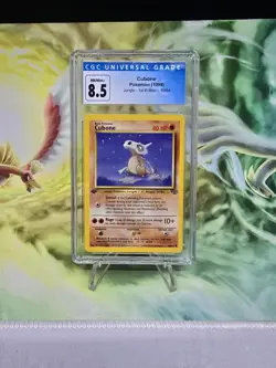 1st Edition Cubone Non-Holo Jungle 50/64 CGC 8.5 Pokemon TCG NM mint + - Image 1