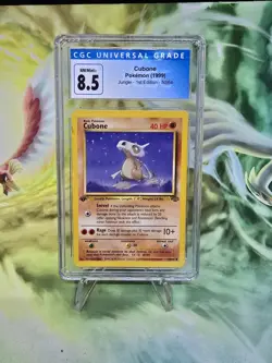 1st Edition Cubone Non-Holo Jungle 50/64 CGC 8.5 Pokemon TCG NM mint + - Image 1