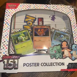Pokemon TCG Scarlet & Violet 151 Poster Collection CASE (6 x Poster collection) - Image 1