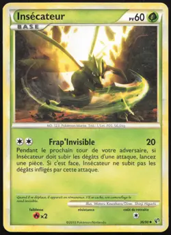 Carte Pokemon Insecateur 36/90 HS Indomptable Francais - Image 1