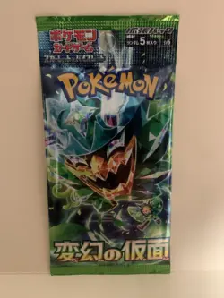 1 Pokemon Japanese Mask of Change Booster Pack SV6 Twilight Masquerade US Seller - Image 1