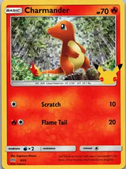 Pokemon TCG Charmander 9 McDonald's Collection 2021 Holofoil NM - Image 1
