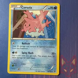 XY Base Set - LP - Corsola 36/146 Pokemon English (US Seller) - Image 1