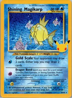 Pokemon TCG Shining Magikarp 66/25 Celebrations Classic Collection Holo NM - Image 1