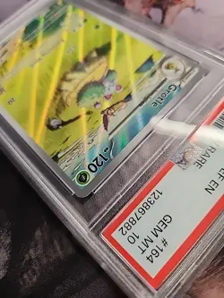 GROTLE - POKEMON-TEF EN (2024) ILLUSTRATION RARE- #164/162 PSA 10 GEM MINT - Image 3