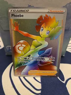 Pokemon Phoebe (Secret) 175/163 Swsh05: Battle Styles Holo Near Mint (NM) - Image 1