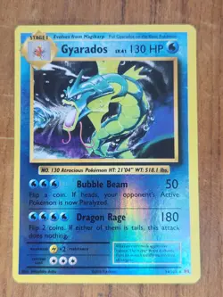 Gyarados 34/108 Pokemon XY Evolutions Reverse Holo Rare LP - Image 1