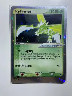 Pokemon TCG Scyther ex 102/109 Ruby and Sapphire Holo NM - Image 1