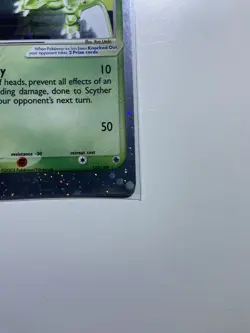 Pokemon TCG Scyther ex 102/109 Ruby and Sapphire Holo NM - Image 4