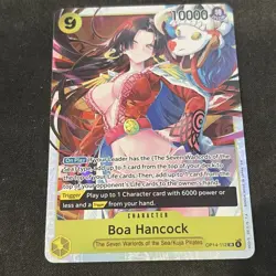English One Piece CCG Boa Hancock SR OP14-112 The Azure Sea's Seven In-Hand - Image 1