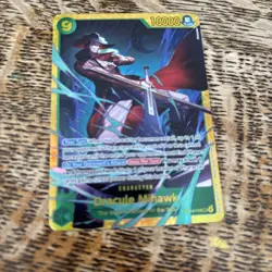 2025 One Piece OP14 English Dracule Mihawk OP14-119 SEC Secret Rare Full Art - Image 1