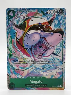 Megalo EB04-018 R ALT ART - The Azure Sea's Seven ENGLISH OP14 One Piece - Image 1