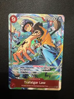 Trafalgar Law (Alt Art) OP14-009 SR THE AZURE SEA'S SEVEN English NM - Image 1
