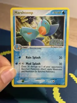 Marshtomp 24/100 EX Crystal Guardians Reverse Holo Foil Stamped Pokemon Card - Image 3