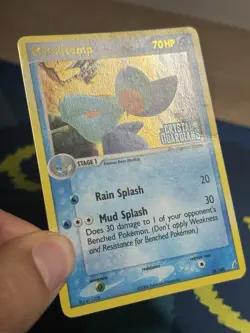 Marshtomp 24/100 EX Crystal Guardians Reverse Holo Foil Stamped Pokemon Card - Image 4