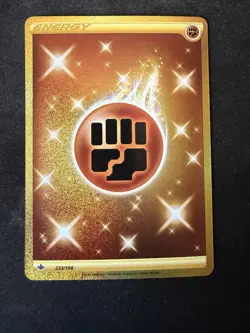 Pokemon TCG Fighting Energy Chilling Reign Holo Card 233/198 NM - Image 1