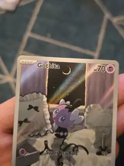 Pokemon Gothita TCG Illustration Rare White Flare Card 124/086 English - Image 4