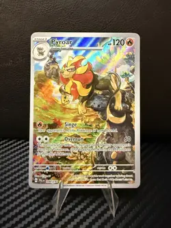 Pokemon TCG Pyroar Card Sv02: Paldea Evolved, Illustration Rare, 200/193 - Image 1