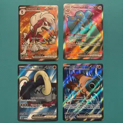 Pokemon TCG Lot of 4 Ultra Rare Full Art Cards Scarlet And Violet Paldea Evolved - Image 1