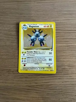 Magneton 9/130 | Base Set 2 | LP | Holo Rare Pokemon Card - Image 2