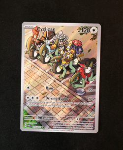 Pokemon Card TCG - Cyclizar 215/182 - Paradox Rift - Illustration Rare - NM ⭐ - Image 1