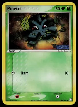 Pokemon Card - Pineco Unseen Forces 66/115 Common Reverse Holo Stamped - Image 1