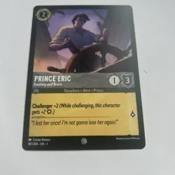 Disney Lorcana Demo Prince Eric - Dashing And Brave Card - Rare - Image 3