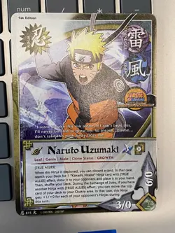Naruto TCG CCG Naruto Uzumaki 815 LP/near mint condition card / bx100 - Image 1