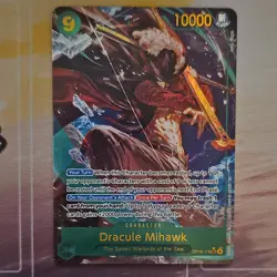 One Piece Card Game Dracule Mihawk Character Card OP14-119 (Alternate Art) - Image 1