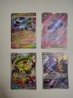 Pokemon 4 Card Lot Rare Holo Near Mint - Phantasmal Flames - Mega Evolution 💥✨ - Image 1