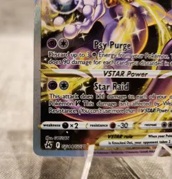 Pokemon TCG Crown Zenith Mewtwo VSTAR Holo Rare Card GG44/GG70 Galarian Gallery - Image 4