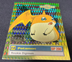 1999 Digimon Card Bandai Upper Deck Preview Card PATAMON Card 17 of 34 - Image 3