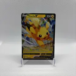 Pokemon Pikachu v SWSH285 Black Star Promo TCG Card - Image 1