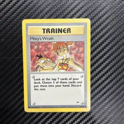 Trainer Misty’s Wrath 114/132 Pokemon TCG Pokemon Card (MYREF#5) - Image 1