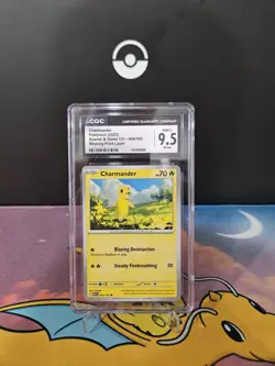Pokemon CGC Error Card: Charmander Missink Ink Layer - Image 2