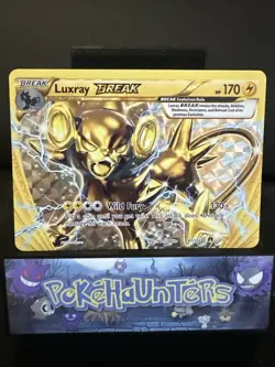 Pokemon Card Luxray BREAK 47/122 XY BREAKpoint Rare Near Mint - Image 1