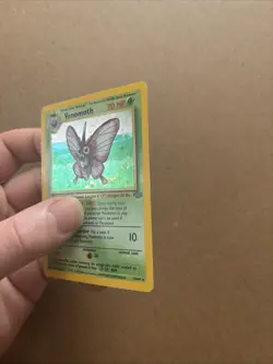 Pokemon TCG Venomoth Holo Unlimited Rare Card 13/64 Jungle Base Set MP - Image 3