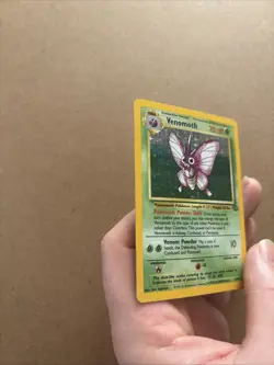 Pokemon TCG Venomoth Holo Unlimited Rare Card 13/64 Jungle Base Set MP - Image 4