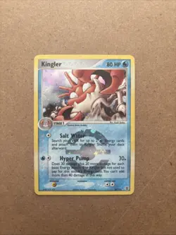 Kingler Reverse Holo Pokemon Card 26/112 FireRed & LeafGreen TCG NM/LP - Image 1
