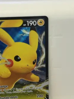 Pikachu V SWSH061 Black Star Promo Pokemon Sword & Shield Ultra Rare NM/M Card - Image 3