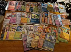 Pokemon Card Bundle Joblot 300+ Cards tin - Image 2